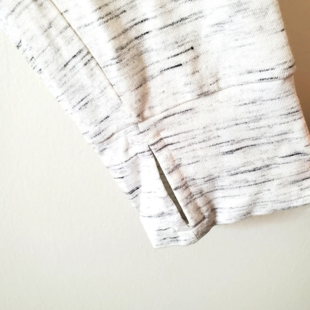 Zella Girl Heathered Twist Front Long Sleeve Hoodie Top - Picture 5 of 11